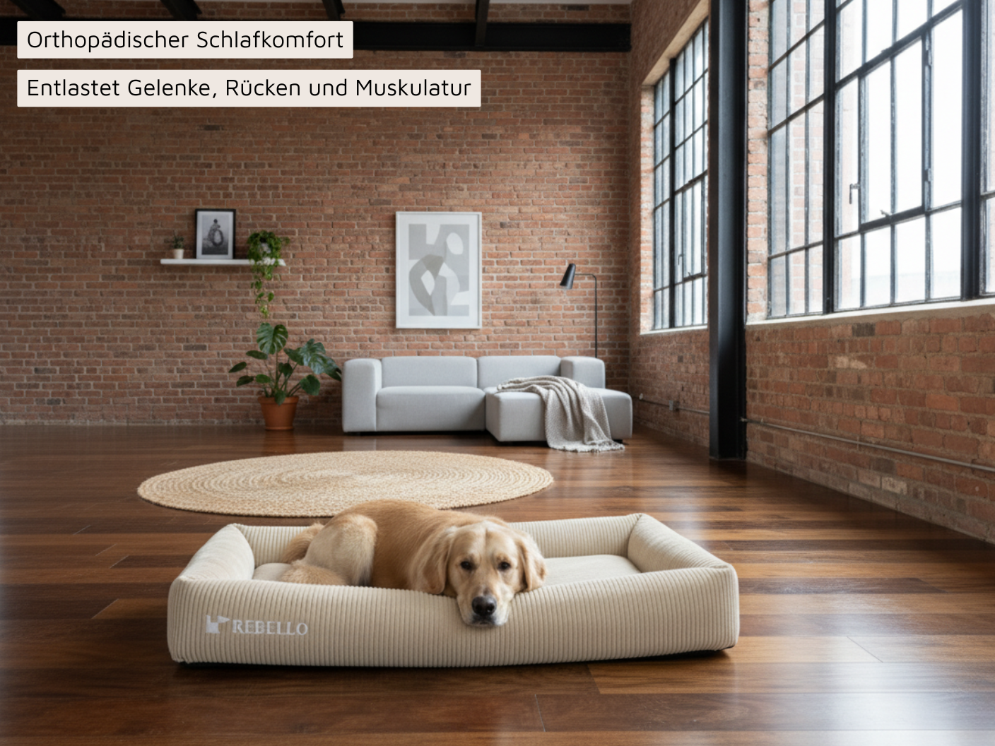 Hundebett - EDEN Kord